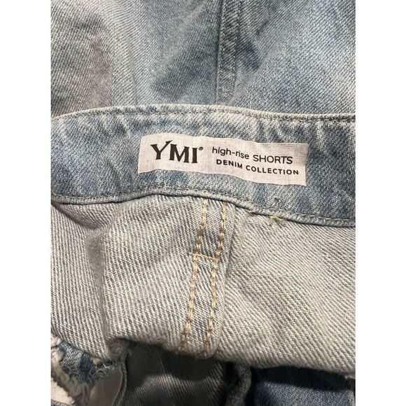 Jeans Belted Shorts by YMI - Picture 3 of 6